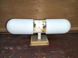 庄腳柑仔店~早期牛奶玻璃燈吸頂燈壁燈~尺寸:燈罩徑25*高約11公分 歷史價格詳細信息