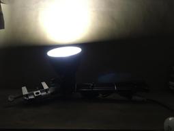 WH28417【四十八號老倉庫】二手 鐵罩 LED燈 鐵柄 鐵座 按鈕開關 桌燈 檯燈 高52cm 1盞價【懷舊收藏拍片 歷史價格詳細信息