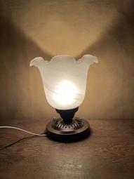 WH28875【四十八號老倉庫】全新 玻璃燈罩 鐵柄 鐵座 壁燈 吸頂燈 高30cm 1盞價【懷舊收藏拍片道具】 歷史價格詳細信息