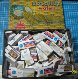 早期 鐵盒 餅乾盒 月餅盒＋ 火柴盒 華航 歷史價格詳細信息