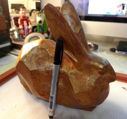 早期 逸品 日本 創意 金屬  雕塑 兔 銅鑄加工 工藝品 裝飾 擺件 歷史價格詳細信息