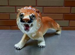 鶯歌陶瓷 對獅 整體開片 (高約28cm，一對重約2.9kg) 歷史價格詳細信息