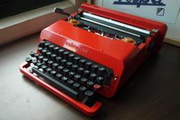 義大利 Olivetti 打字機  紅色  LETTERA34 歷史價格詳細信息