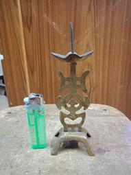 中古陳H4Q 懷舊早期 銅燭台 蠟燭台 髒醜舊老 收藏觀賞擺飾 電影電視拍攝道具 請先詢問 有貨再下標 價格比較,價格查詢,歷史價格詳細信息