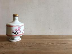 WH12311【四十八號老倉庫】全新 早期 台灣 手繪 胭脂紅 花 碟 盤 點心盤 14.5cm 1盤價【懷舊收藏擺飾道 歷史價格詳細信息