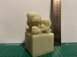 壽山石 遼寧綠凍石 質地通透  三腳蟾蜍印章 歷史價格詳細信息