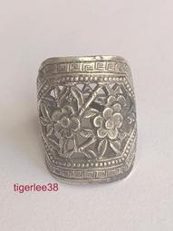 [老排的收藏]~~老銀飾件~鏤空老銀鎖片 (牡丹.壽鳥.荷花.蝙蝠) 歷史價格詳細信息