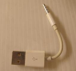 Apple iPod shuffle 2代 原廠傳輸線充電器MA694CH/A,與電腦USB同步/ 電源轉換,近全新QQ 歷史價格詳細信息