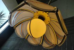 老吊燈 經典 Spaceage 太空 奶油燈 . E27  . 徑約16 高約 16.5 歷史價格詳細信息