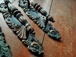 銅把手 門把 極美 大顆 早期 老銅球  自攻螺絲 可輕易直接徒手轉鎖入木板  完全不需工具 . 純銅 歷史價格詳細信息