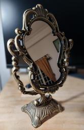 銅製桌上型放大鏡 銅閱讀放大鏡高度角度可調整  【更美歐洲傢飾古董老件amazing House】台南 歷史價格詳細信息