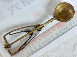 早期銅製叭噗挖冰器.挖冰杓.挖冰勺(17)~口徑約3.3CM~彰化 富士~有瑕疵~懷舊.擺飾.掛飾 歷史價格詳細信息