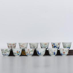 古董古玩瓷器清代康熙青花嬰戲圖柴窯手繪筆筒收藏老物件文房器 歷史價格詳細信息