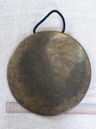 銅鑼(1)~大銅鑼~無敲槌~直徑約64-66.5CM~重約11KG~懷舊.掛飾.道具 歷史價格詳細信息