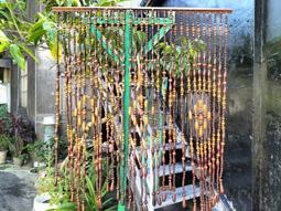 庄腳柑仔店~早期木珠串珠門簾穿堂簾~尺寸:90*最長至80最短至30公分 歷史價格詳細信息