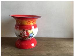 WH3845【四十八號老倉庫】全新 早期 台灣 金義合 紅寶石 辦桌 大 圓盤 36cm 有字 2盤價【懷舊復古收藏道具 歷史價格詳細信息