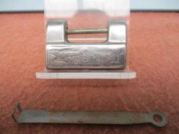 早期鎖頭（富士二號）約60年代 功能正常 保存如圖！ 歷史價格詳細信息