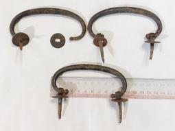 把手.拉手(151)~早期~鐵製~日本~最長約10.5cm 歷史價格詳細信息