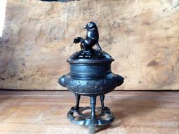 日據 大正 台中州 彰化郡  . 大型洋樓 純銅 新藝術 切子 吸頂燈 . 超經典大正 玻璃 銅燈體 全件完整！ . 徑 歷史價格詳細信息