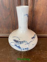 大清康熙年制綠地青花人物棒槌瓶 古董古玩收藏品 老貨舊貨擺件 歷史價格詳細信息