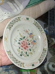 雍正粉彩花卉盤 山西一線地皮收上來的包老到代 原臟原舊帶鋦釘 歷史價格詳細信息