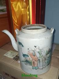 淺絳彩大名家余鴻賓博古圖名家粉彩杯，有磕碰4961 歷史價格詳細信息