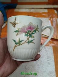 粉彩詩文雞缸杯/白玉瓷土杯組/仿古大清乾隆杯/喝茶杯/瓷杯組 歷史價格詳細信息