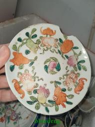 大清同治粉彩山水人家水盂古瓷器古董古玩舊貨老貨文房用品收藏 歷史價格詳細信息