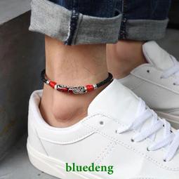 男生腳鏈韓版個性簡約黑紅繩正品手工時尚本命年禮物15026 價格比較,價格查詢,歷史價格詳細信息