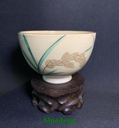 日本 京都 清水燒 吉祥長壽 白鶴 仙翁 純手繪 茶碗 (附紙盒)宋代點茶 抹茶碗 食器 茶道具 歷史價格詳細信息