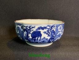 日本青花手繪葉子波點花盆容器15490 歷史價格詳細信息