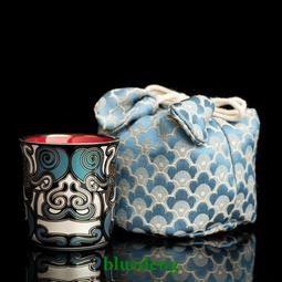 琺瑯彩銀杯子999純銀陶瓷水杯茶水分離過濾辦公室茶杯帶蓋禮盒裝 歷史價格詳細信息