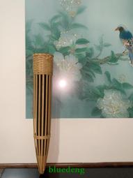 日本老竹花入老竹木花器繪竹圖案5035 歷史價格詳細信息