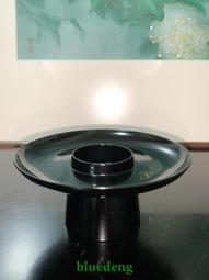 日本實木大漆 一木挖  果子缽 帶底盤21791 歷史價格詳細信息