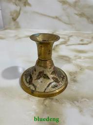 燭臺，銅制，創匯時期制造，雕花款，擺件，有氧化，刮傷，品相看22127 歷史價格詳細信息