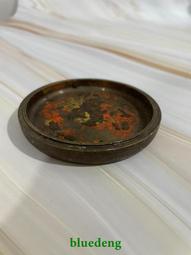 日本回流印泥盒，雙錦紋，至少民國之前古物（年代不懂可私詢），平安榮山作品，全品全新，直徑92，高度30，24-4996 歷史價格詳細信息