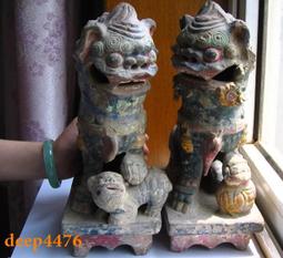 明代銅獅子，尾巴斷了。包漿渾厚，造型精美 如圖完好。可，5429 歷史價格詳細信息