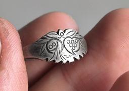 民國老銀鈴鐺，石榴造型，包漿自然，包老保真，可惜其中一只 古玩 老物件 舊藏 -4626 歷史價格詳細信息