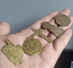 5枚全真品五帝錢入戶門對門葫蘆掛飾散裝壓門檻過門石流通古銭 歷史價格詳細信息