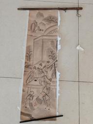中國畫作 (#5) — 唐錫三 (壁虎) 水墨畫 天下名山僧侶多圖 132x60cm 1995年 歷史價格詳細信息