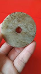 高古玉璧，有點鈣化，尺寸32&times;5mm10296 歷史價格詳細信息