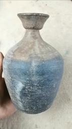 老陶瓶，陶質老酒壺，插花利器，淸代，厚重結實，質地堅硬，古拙9827 歷史價格詳細信息