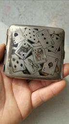 民國銅煙盒極美鑲嵌馬頭銅鍍鉻煙盒保真保老品相好，就是上面馬頭14160 歷史價格詳細信息