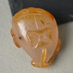 清代圓雕瑪瑙猴子，品相及尺寸如圖，喜歡的可以拍下，不明白的地20586 歷史價格詳細信息