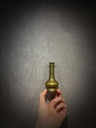 清代銅製朱砂筆舔，表面鐵殼銹滄桑感十足，器呈圓形，施祥云小舔147 歷史價格詳細信息