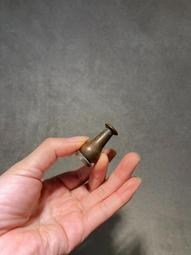 清代銅製朱砂筆舔，表面鐵殼銹滄桑感十足，器呈圓形，施祥云小舔147 歷史價格詳細信息