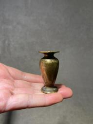 清代銅製朱砂筆舔，表面鐵殼銹滄桑感十足，器呈圓形，施祥云小舔147 歷史價格詳細信息