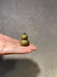 清代銅製朱砂筆舔，表面鐵殼銹滄桑感十足，器呈圓形，施祥云小舔147 歷史價格詳細信息