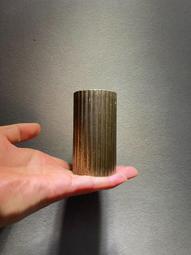 清代銅製朱砂筆舔，表面鐵殼銹滄桑感十足，器呈圓形，施祥云小舔147 歷史價格詳細信息