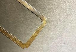 清代銅製朱砂筆舔，表面鐵殼銹滄桑感十足，器呈圓形，施祥云小舔147 歷史價格詳細信息